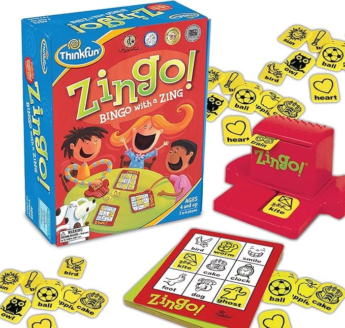 Zingo Bingo Game for Pre-Readers